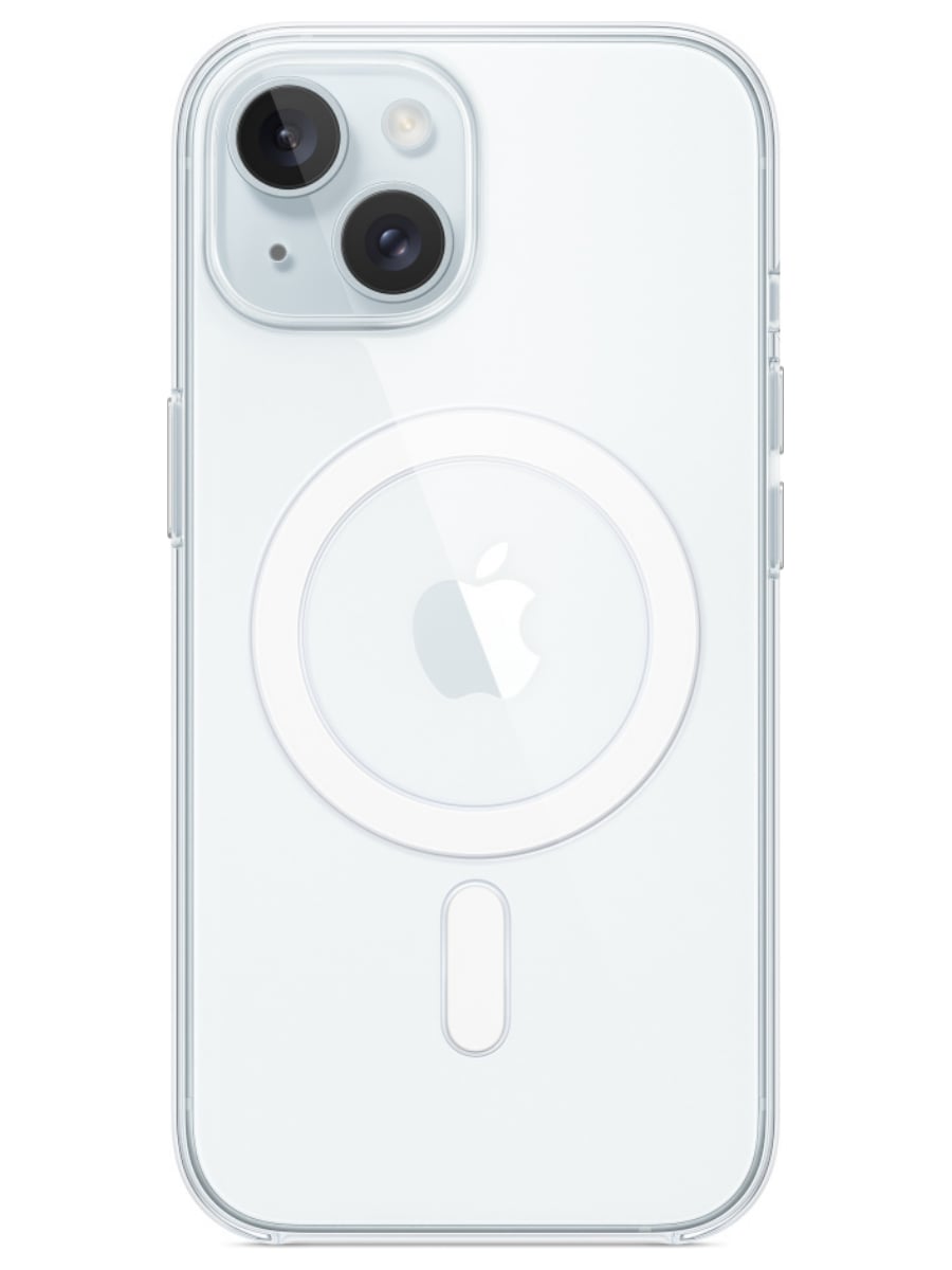 Чехол для iPhone 15 Clear Case MagSafe (Прозрачный)