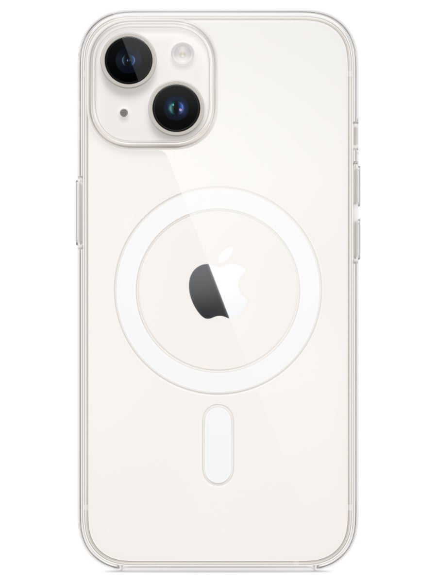 Клип-кейс для Apple iPhone 14 Clear Case MagSafe (Прозрачный)