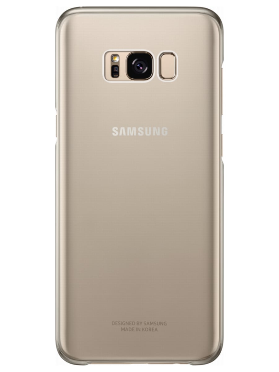 Клип-кейс для Samsung Galaxy S8 (SM-G950) Clear Cover (Золотой)