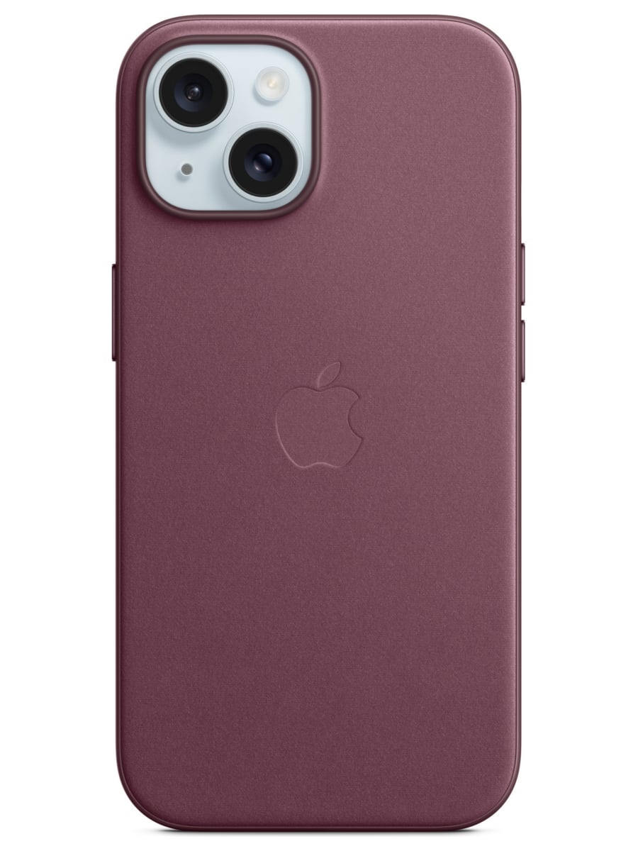 Клип-кейс для iPhone 15 Apple FineWoven Case MagSafe (Mulberry)