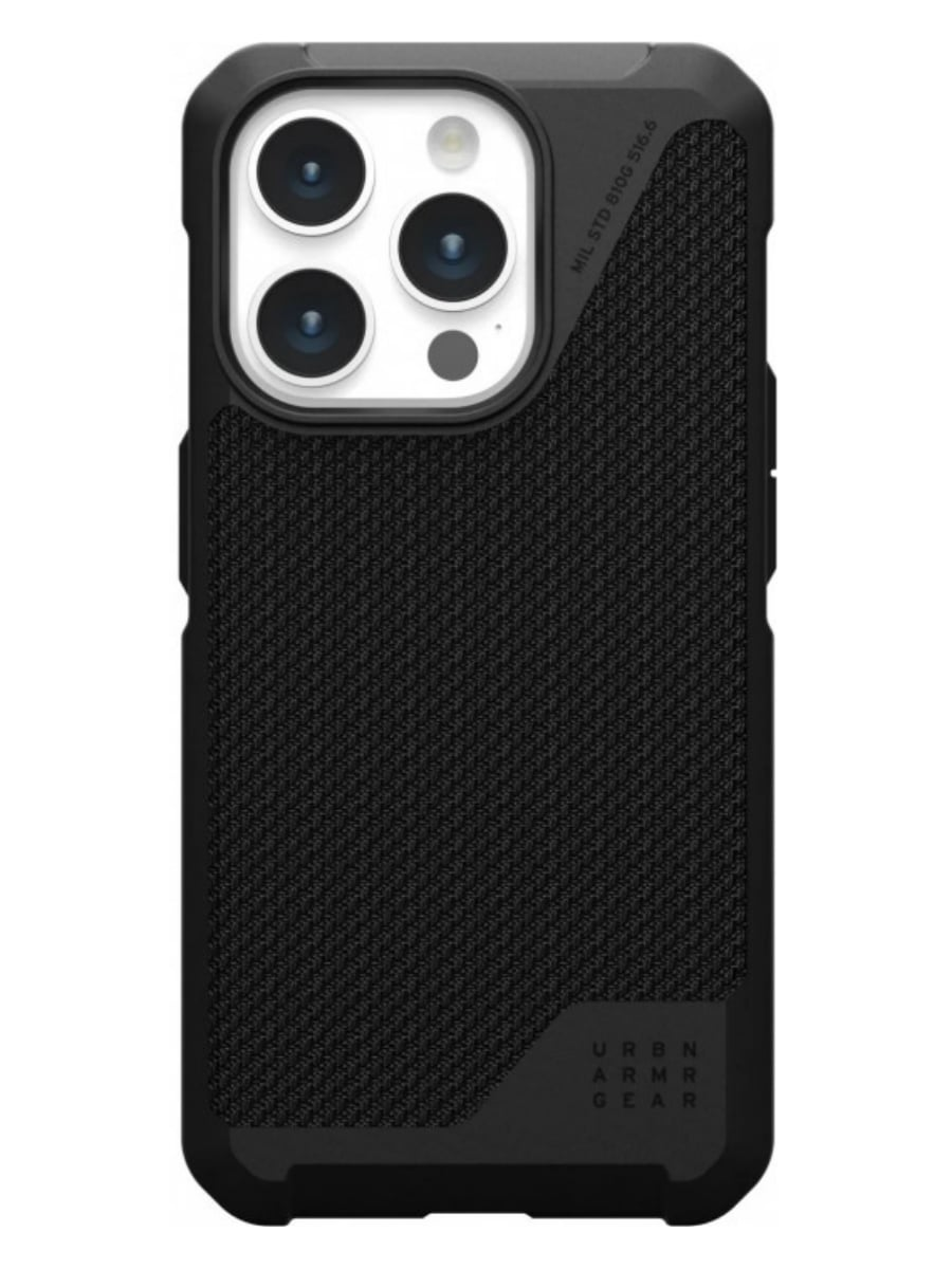 Клип-кейс для Apple iPhone 15 Pro Max UAG Metropolis Kevlar с поддержкой Magsafe (Черный)