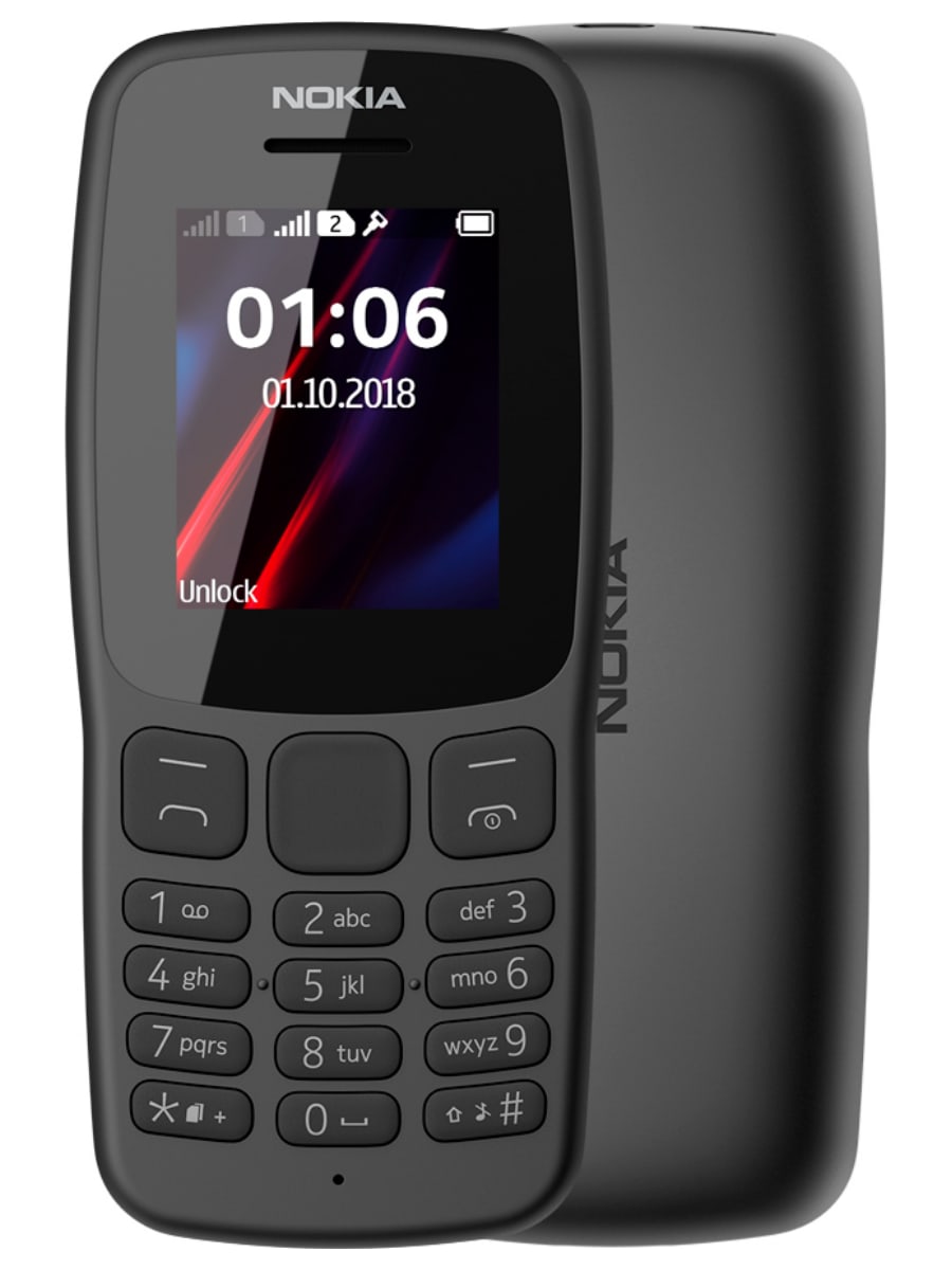 Nokia 106 DS (Серый)