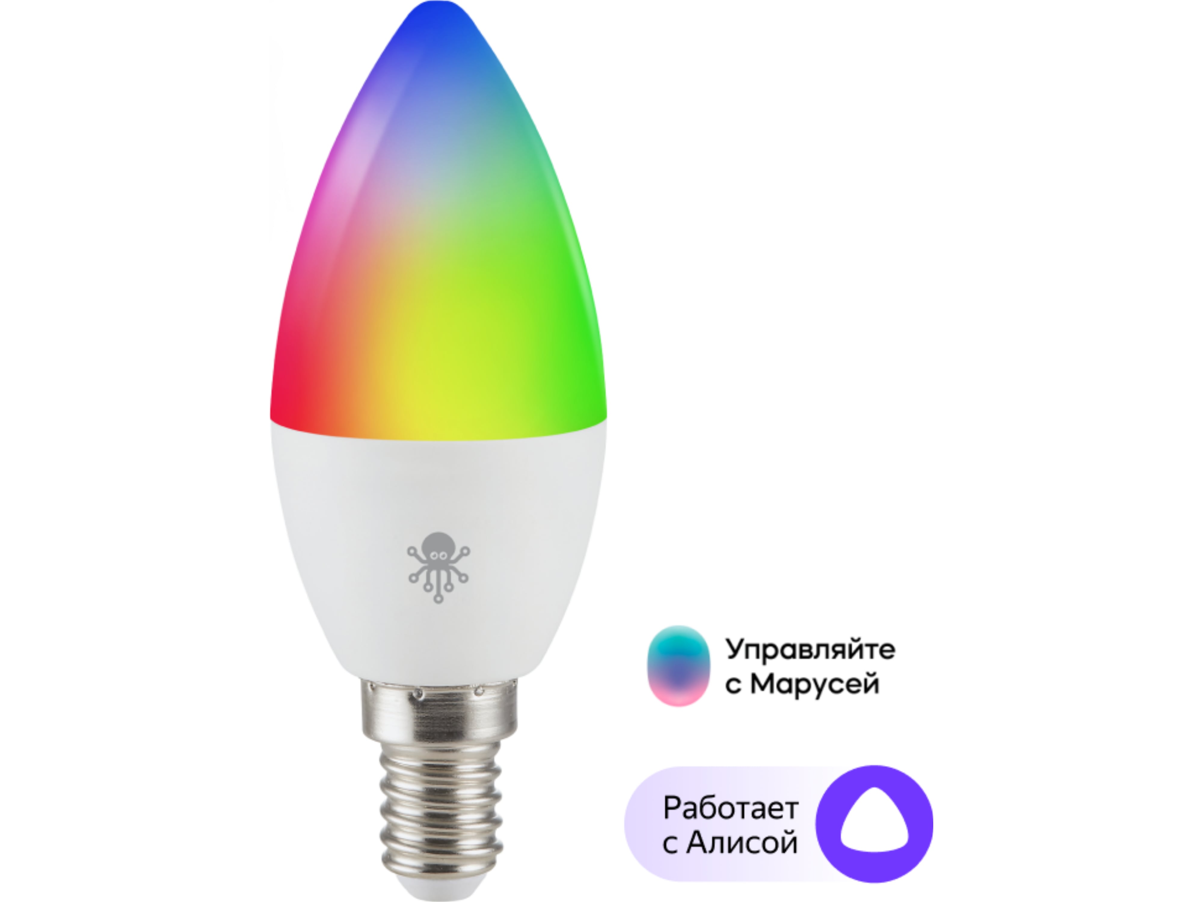 Умная лампа SLS LED-03 RGB E14 WiFi  (Белый)