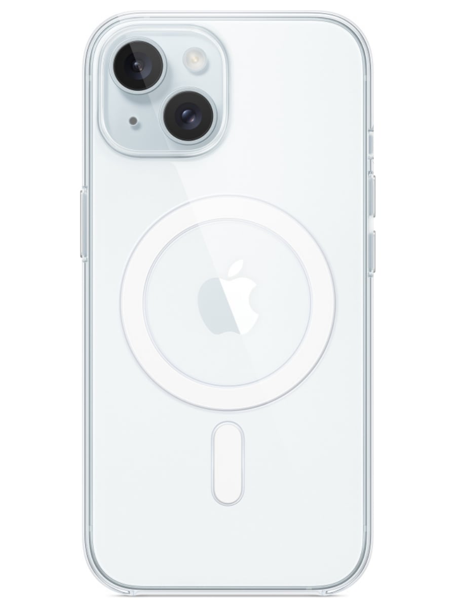 Чехол для iPhone 15 Clear Case MagSafe