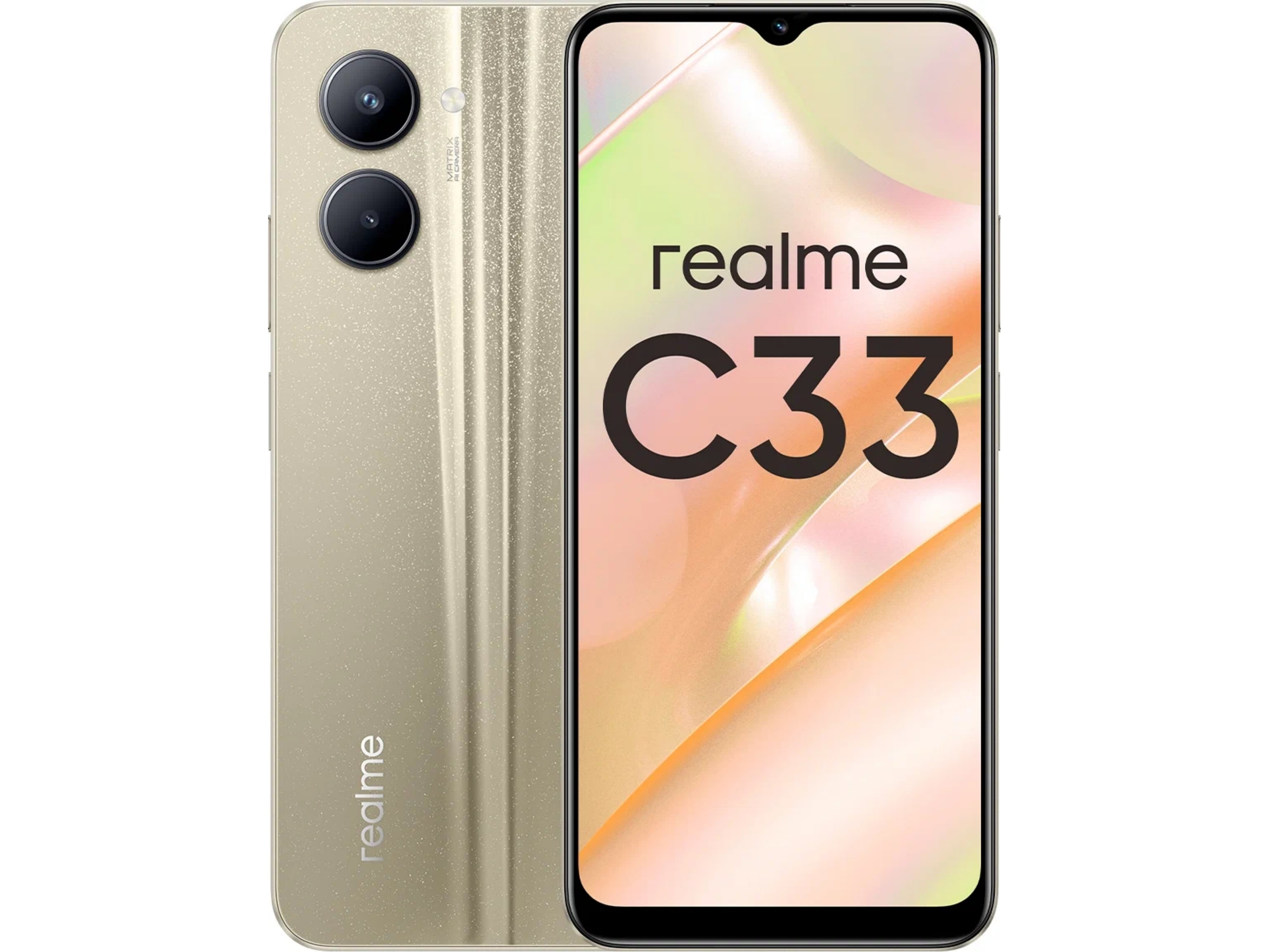Realme С33 (4+128)  (Золотой)