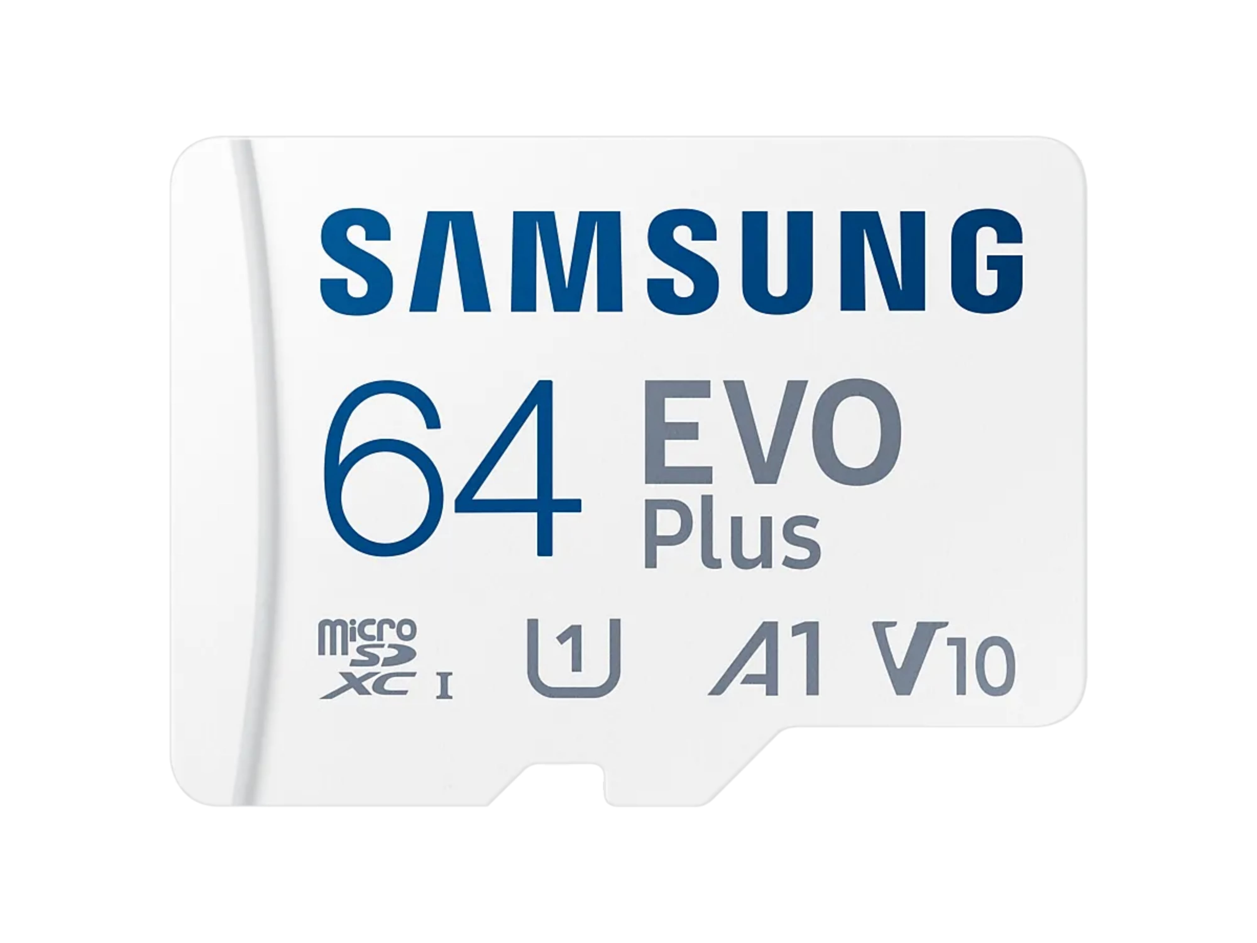 Карта памяти microSDXC Samsung EVO PLUS 64 ГБ (Белый)