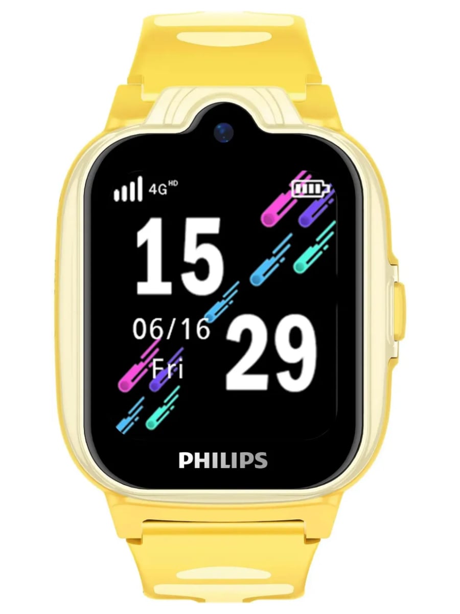 Детские часы Philips W6610 (Желтый)
