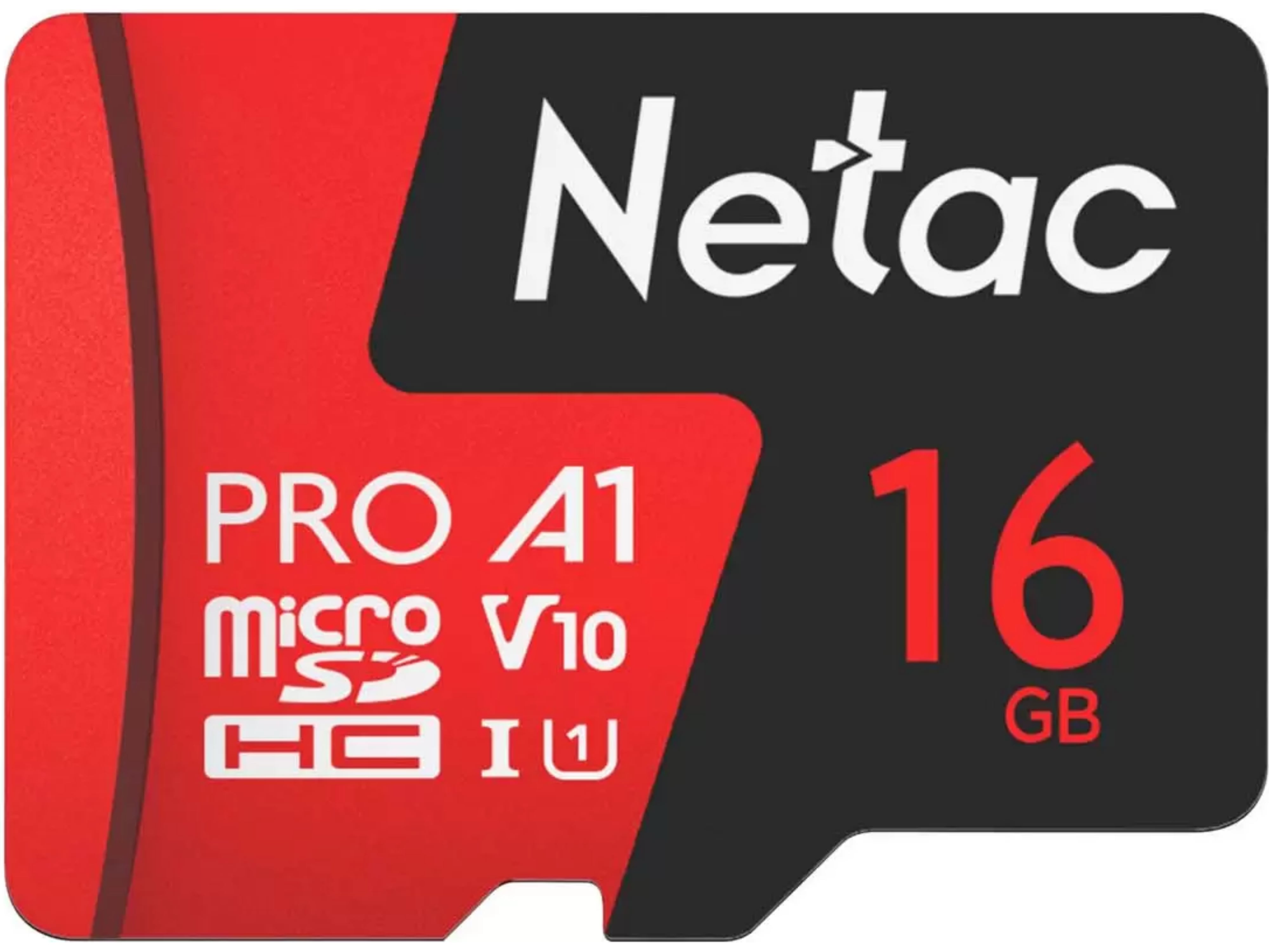 Карта памяти MicroSD Netac 16GB P500 Extreme Pro без адаптера (Черный)