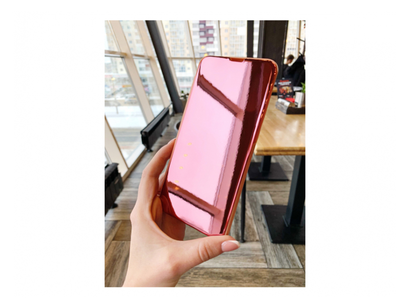 Чехол-книжка Huawei Y7 2019 Mirror Розовый