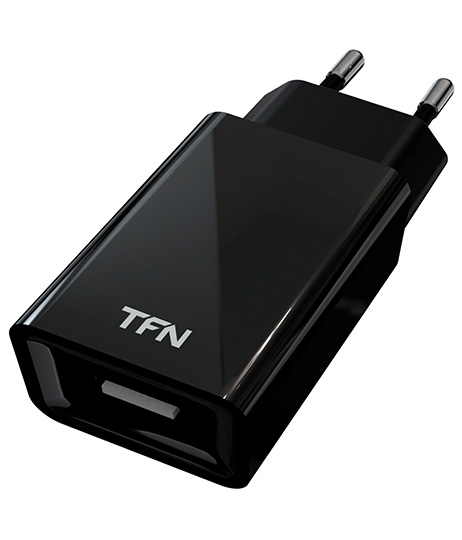 Сетевое зарядное устройство USB 2,0 1A (Черный)