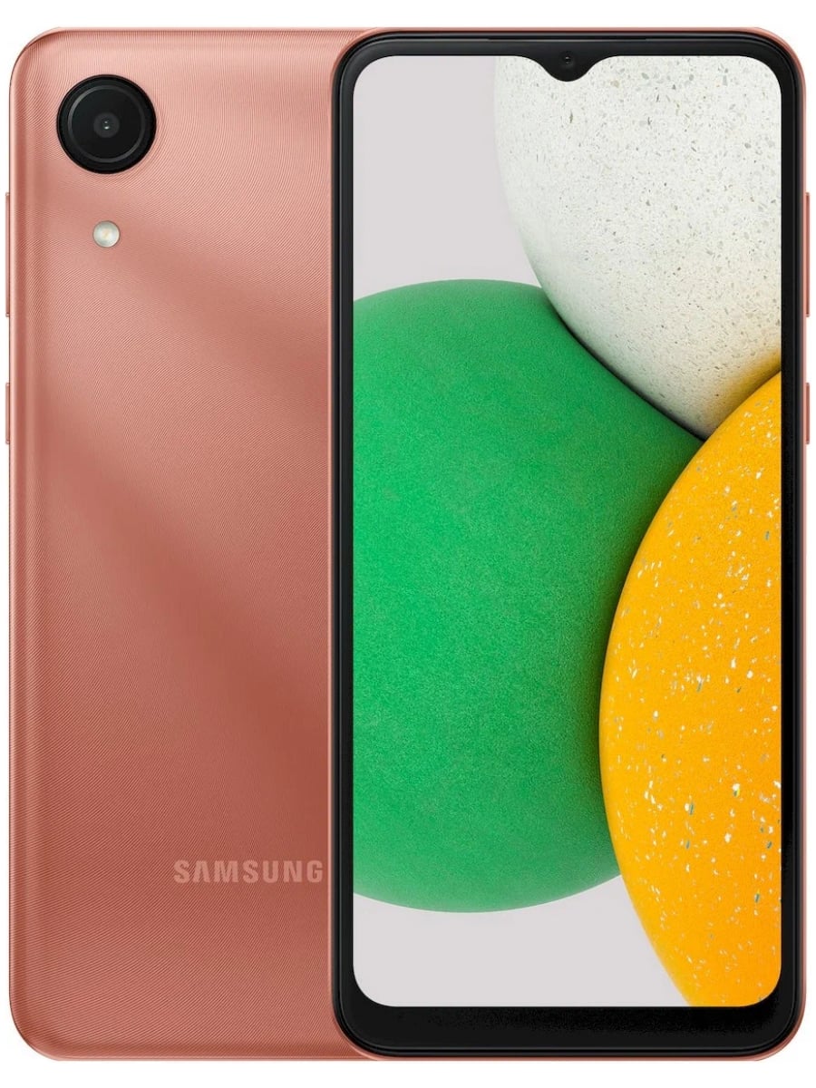 Смартфон Samsung Galaxy A03 Core 32 Гб (Коричневый)