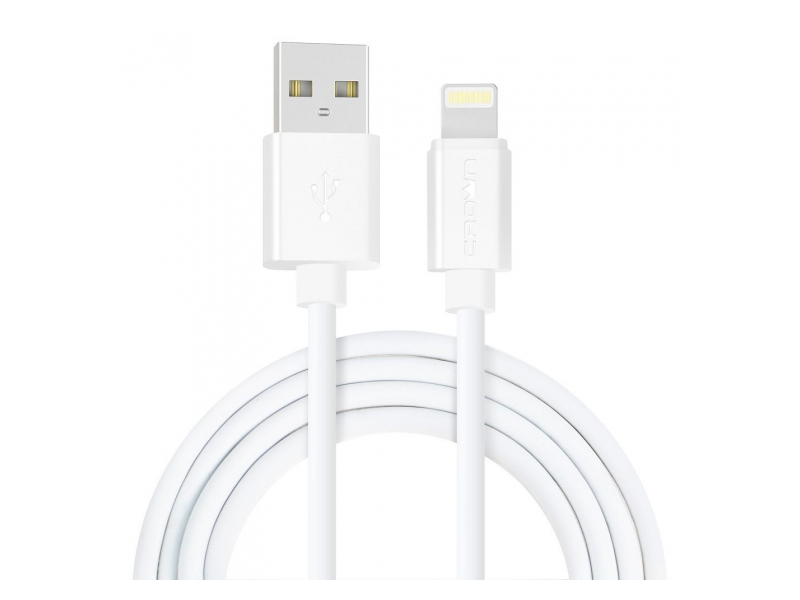 Кабель USB - Lightning 1022L CrownMicro Белый