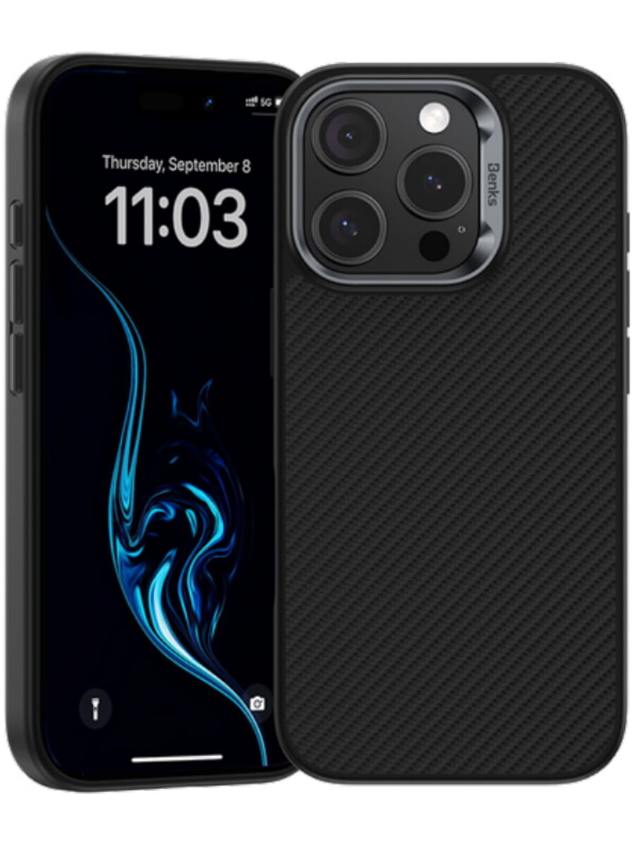 Клип-кейс для iPhone 16 Pro Benks Armor Pro Kevlar Case MagSafe