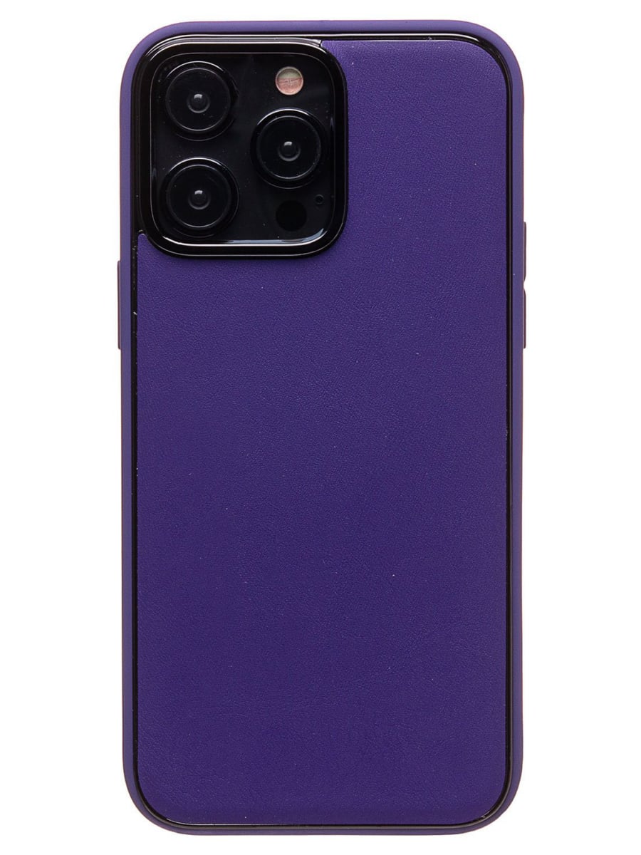Клип-кейс для iPhone 14 Pro Max (PC084) экокожа (Фиолетовый)