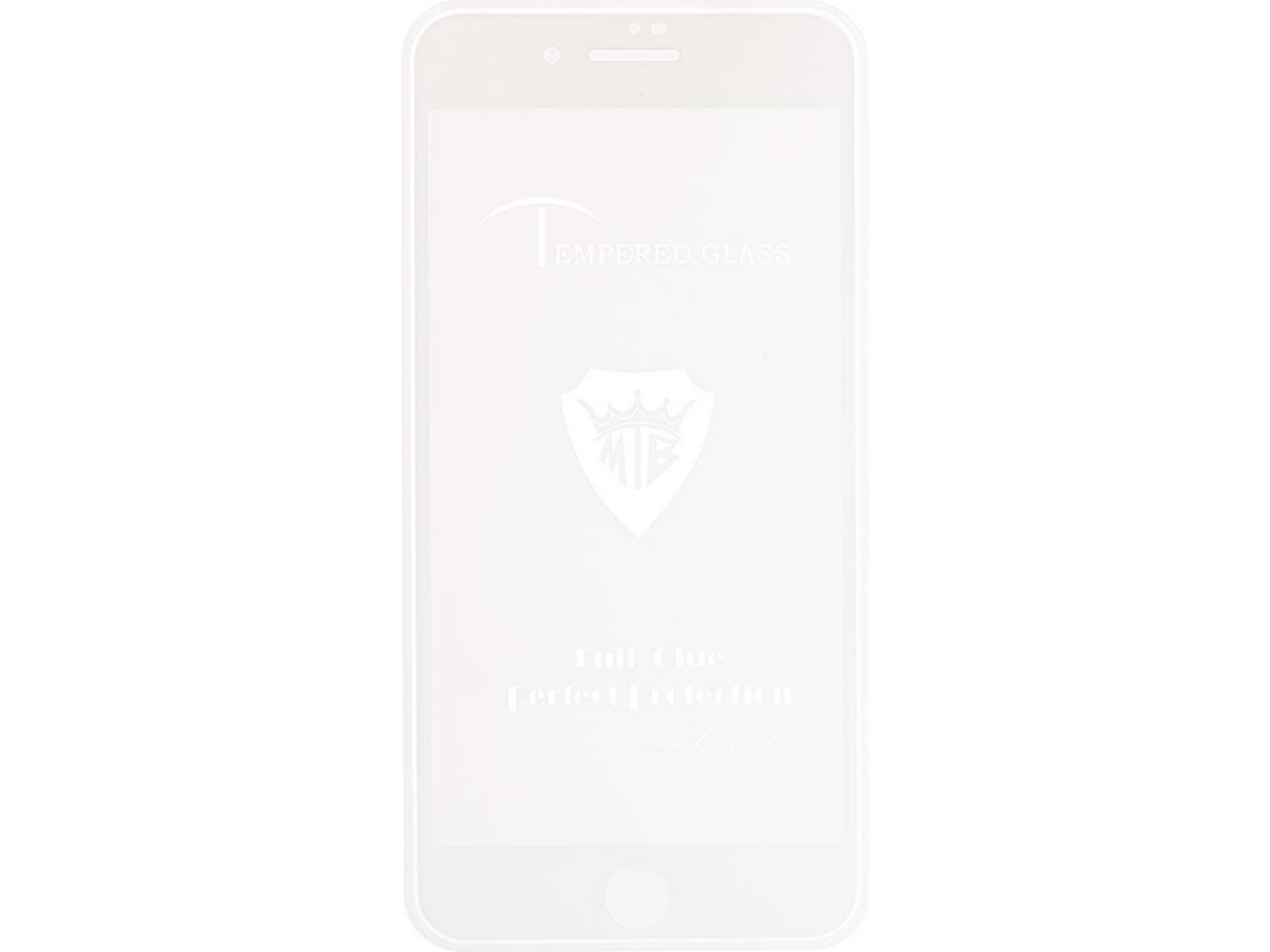 Защитное стекло для iPhone 7 Plus / iPhone 8 Plus Brera (Белый)