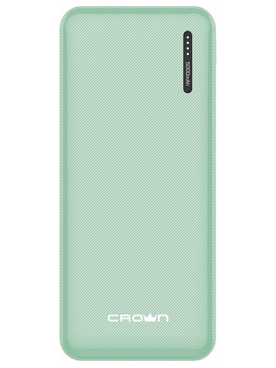 Внешний аккумулятор 5000 mAh CrownMicro CMPB-5000 (Зеленый)