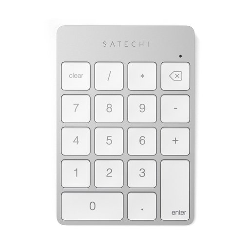 Беспроводной цифровой блок клавиатуры Satechi Aluminum Slim Keypad Numpad (Серебристый)