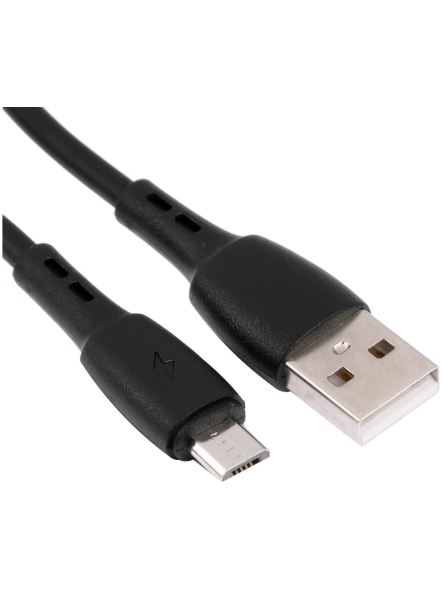 Кабель USB - micro USB Carmega 1.0м (Черный)