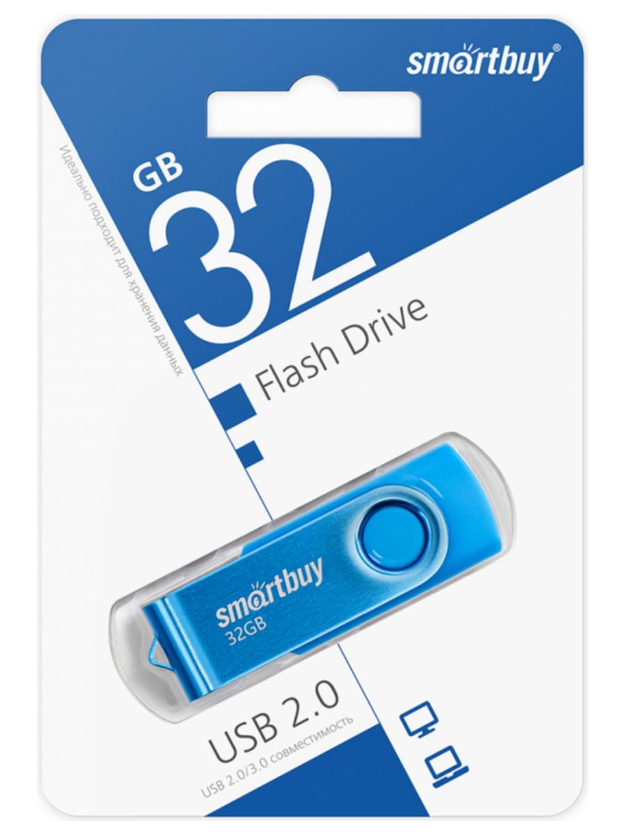 USB-флеш-накопитель 32 Gb SmartBuy Twist (Синий)