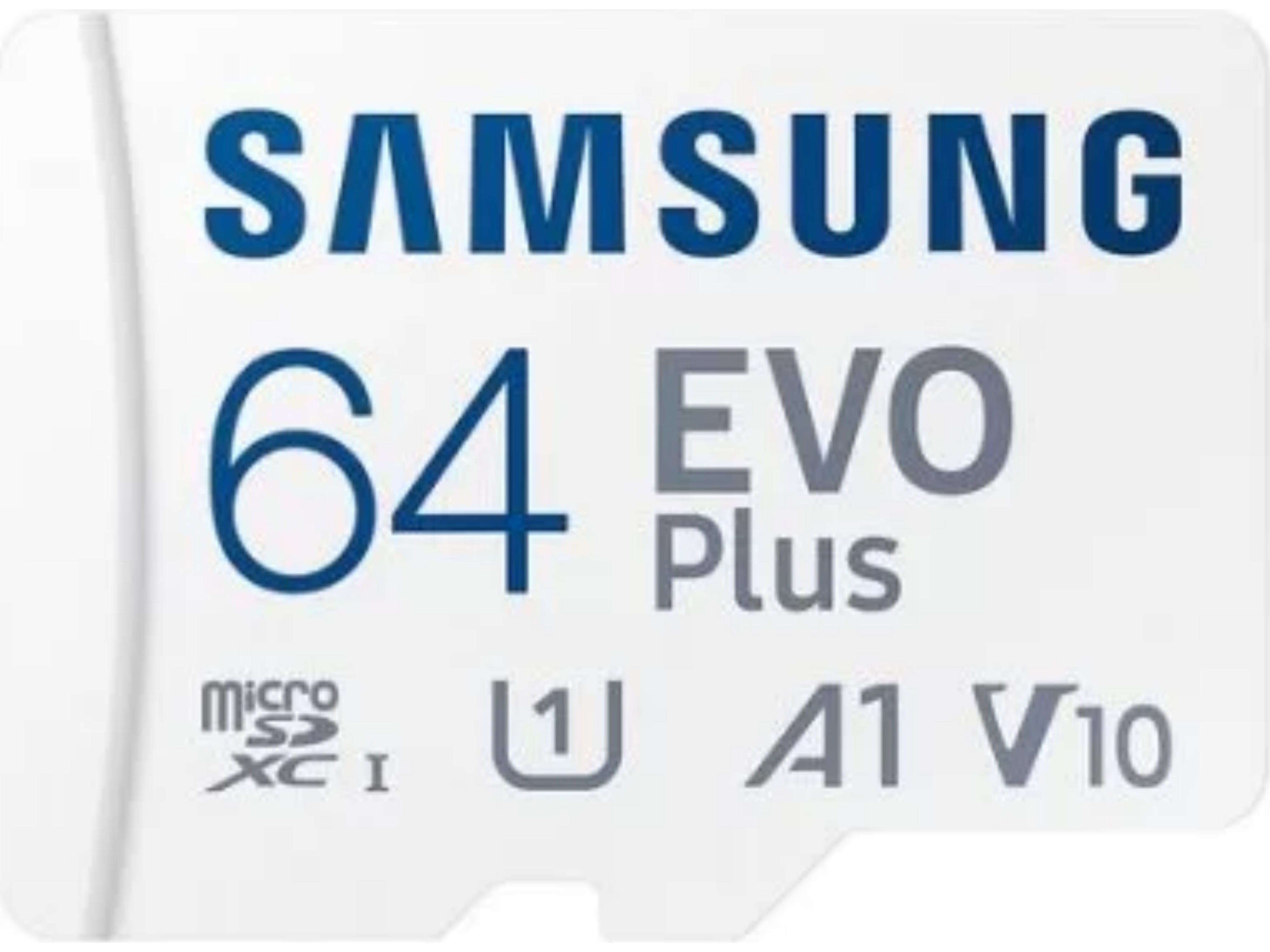 Карта памяти Samsung EVO Plus microSDHC 64Gb+SD adapter