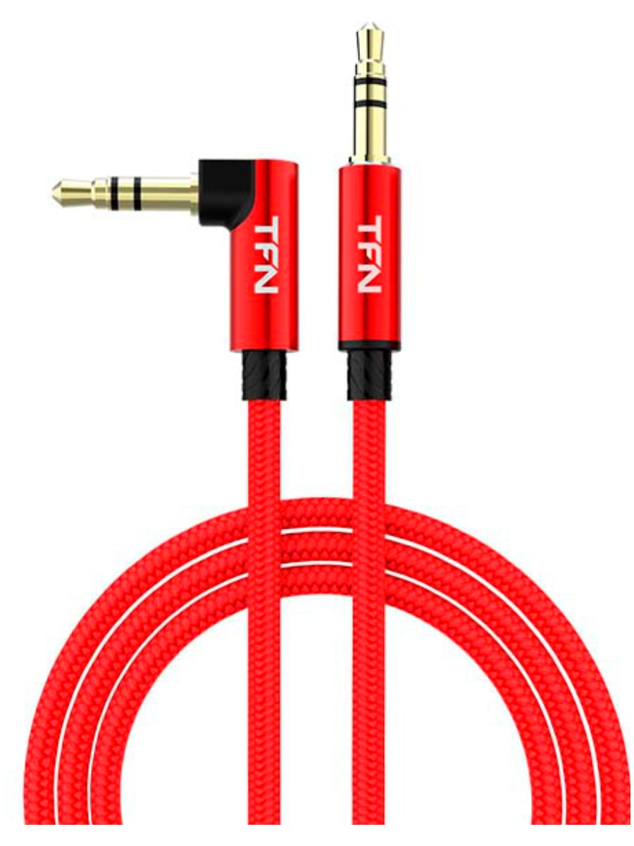 TFN кабель AUX L-type 1.0m (Красный)