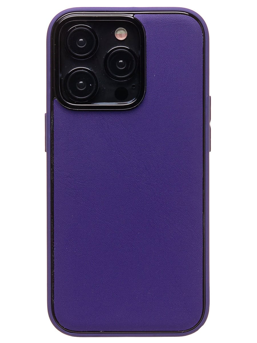 Клип-кейс iPhone 14 Pro (PC084) экокожа (Фиолетовый)