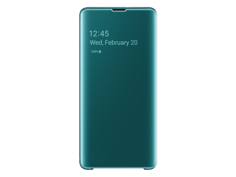 Чехол-книжка Samsung Galaxy S10 Plus (SM-G975) Clear View Зеленый