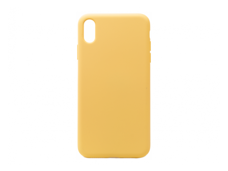 Клип-кейс Iphone XS MAX Pudding Желтый