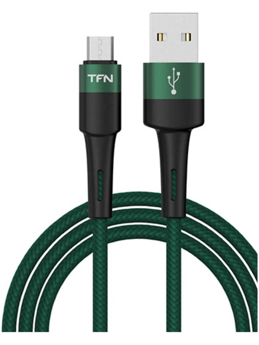 Кабель USB - micro USB Envy 1.2 м (Зеленый)