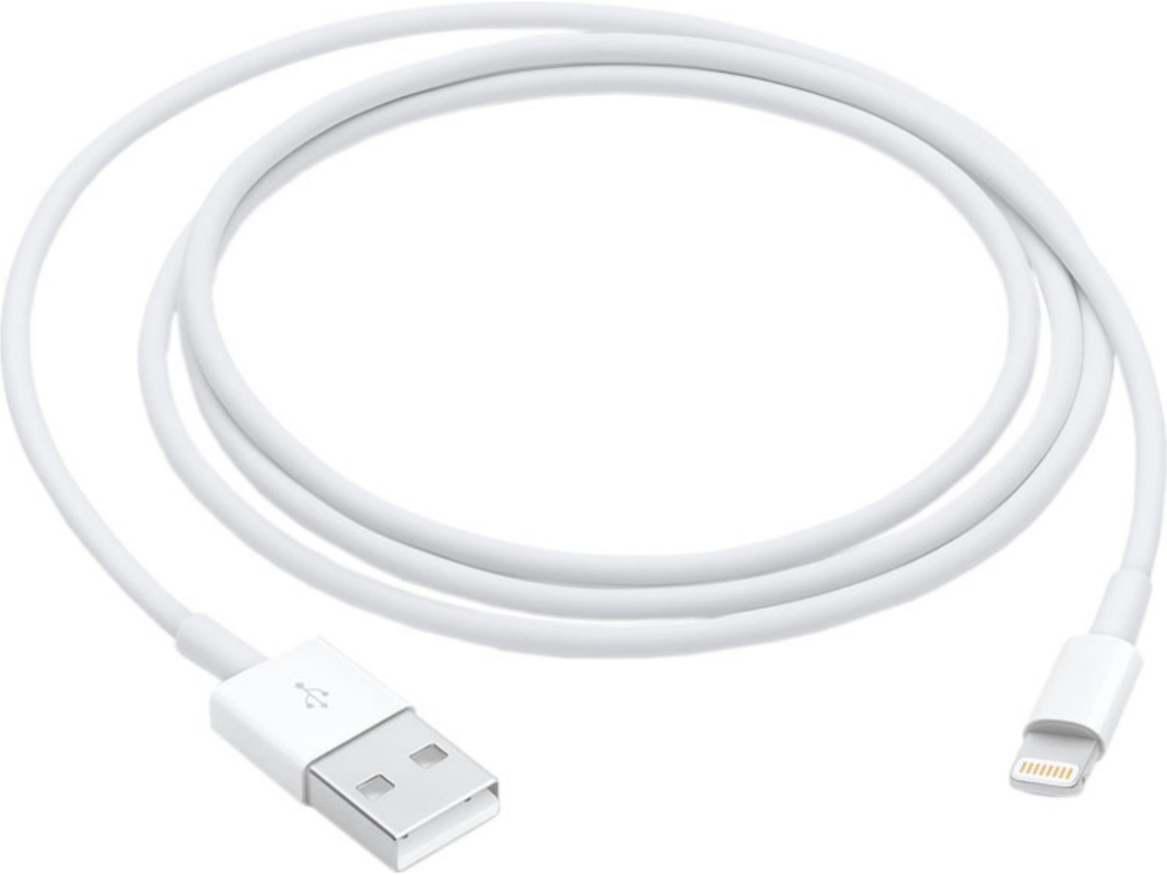 Кабель для Apple Lightning to USB 1м  Белый