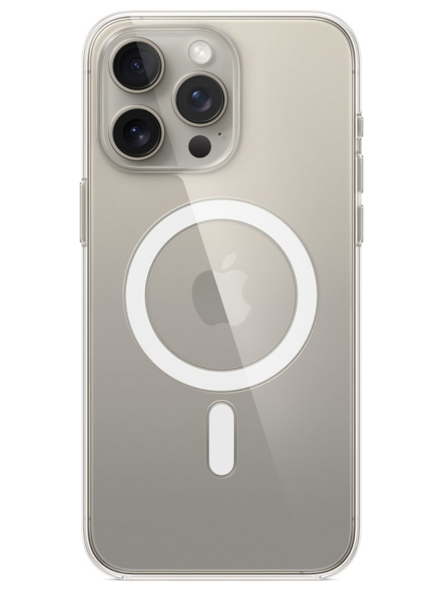 Чехол для iPhone 15 Pro Max Clear Case MagSafe