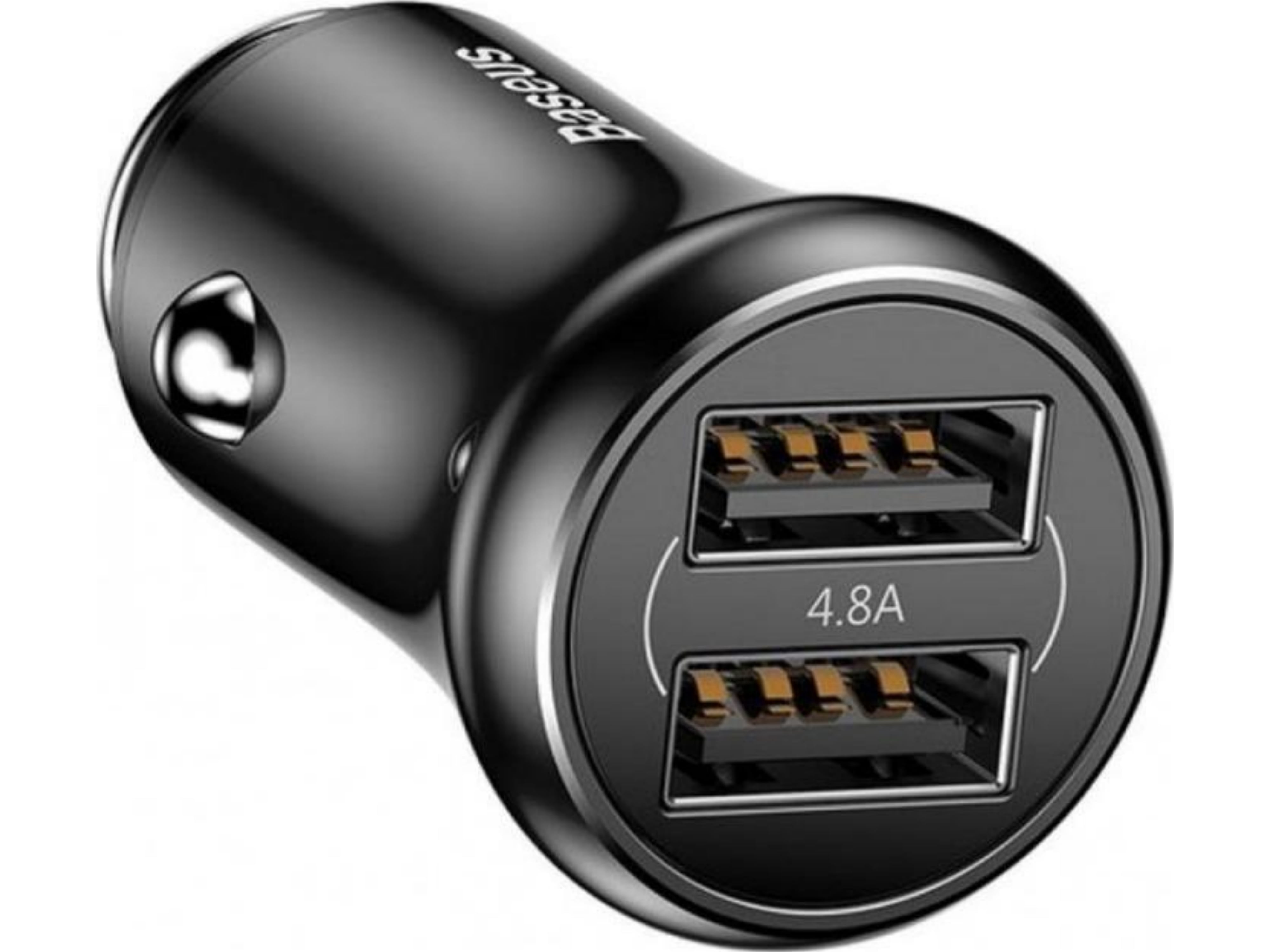 Автомобильное зарядное устройство Baseus Gentleman 4.8A Dual-USB (Черный)