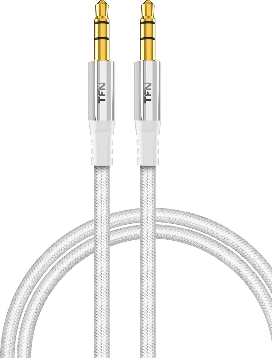 Аудио кабель AUX 3.5 mm forza 1.0m (Серебряный)