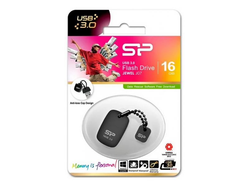 USB-флеш-накопитель 16GB Silicon Power Jewel J07 Серый