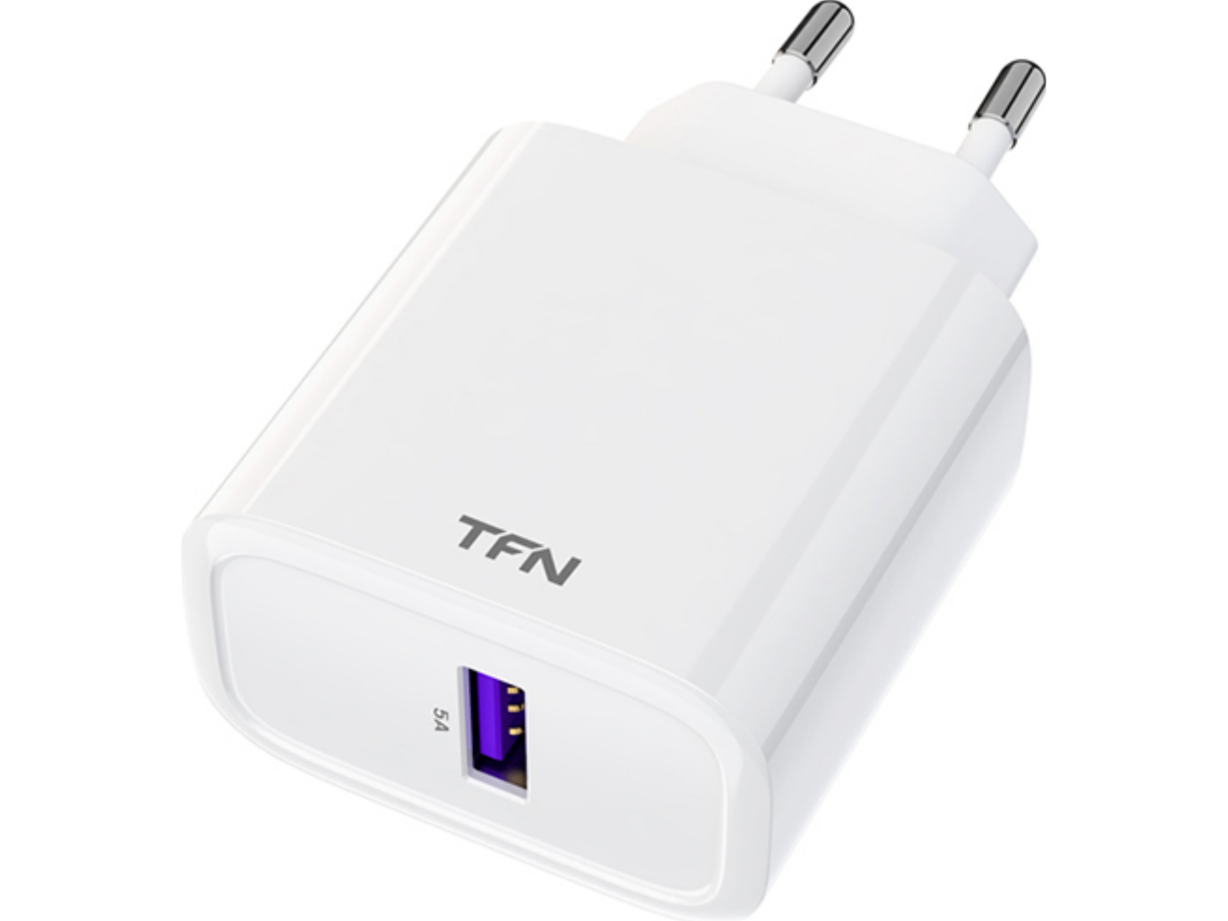 Сетевое зарядное устройство TFN Rapid 5A QC/SCP без кабеля (Белый)