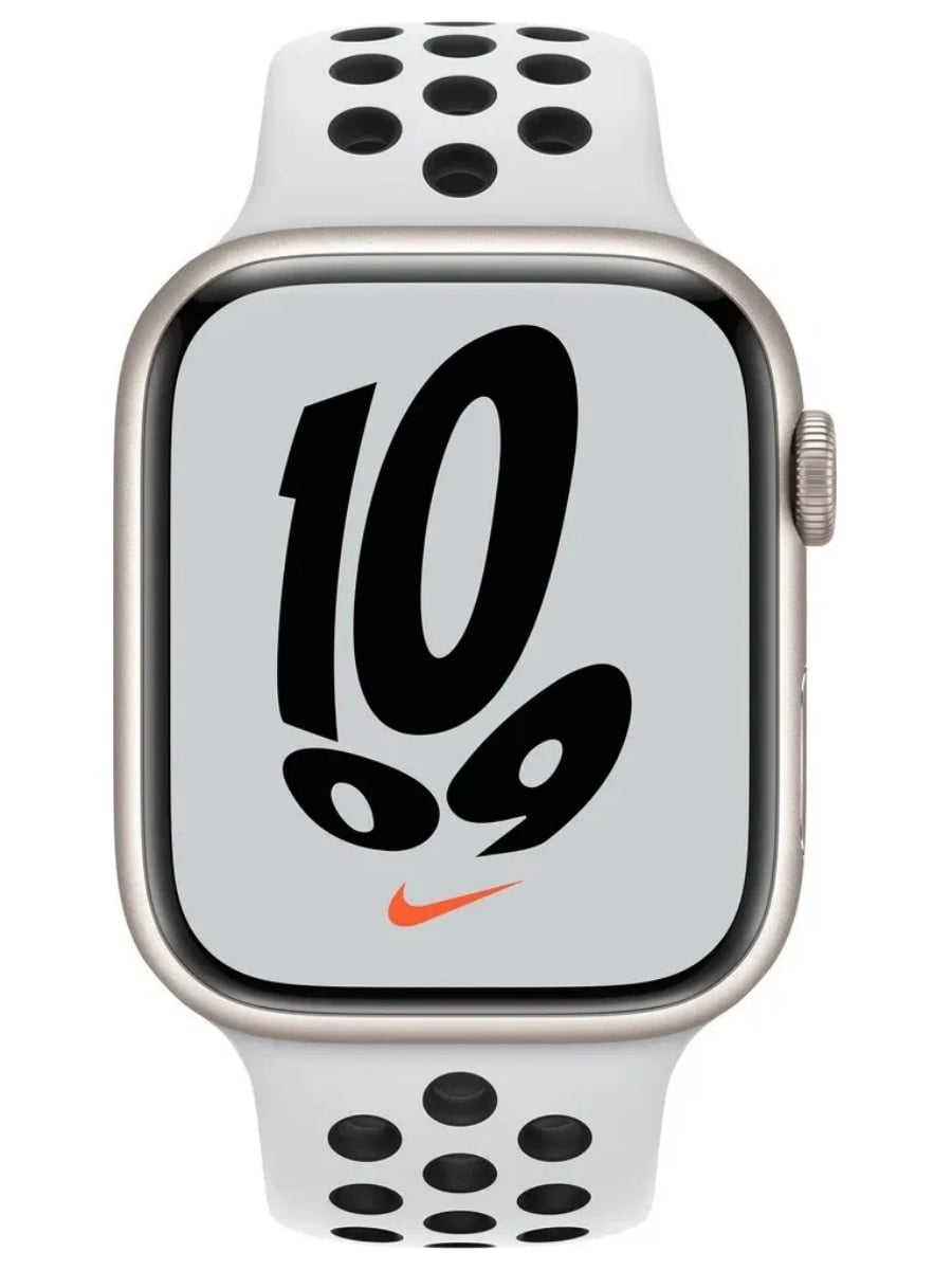 Смарт-часы Apple Watch Nike Series 7 GPS 45mm (Бежевый)