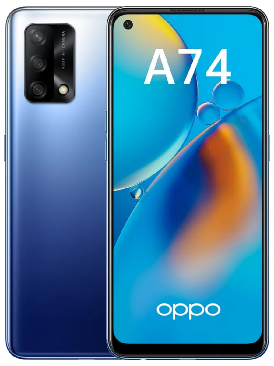 OPPO A74 128 Гб (Синий)