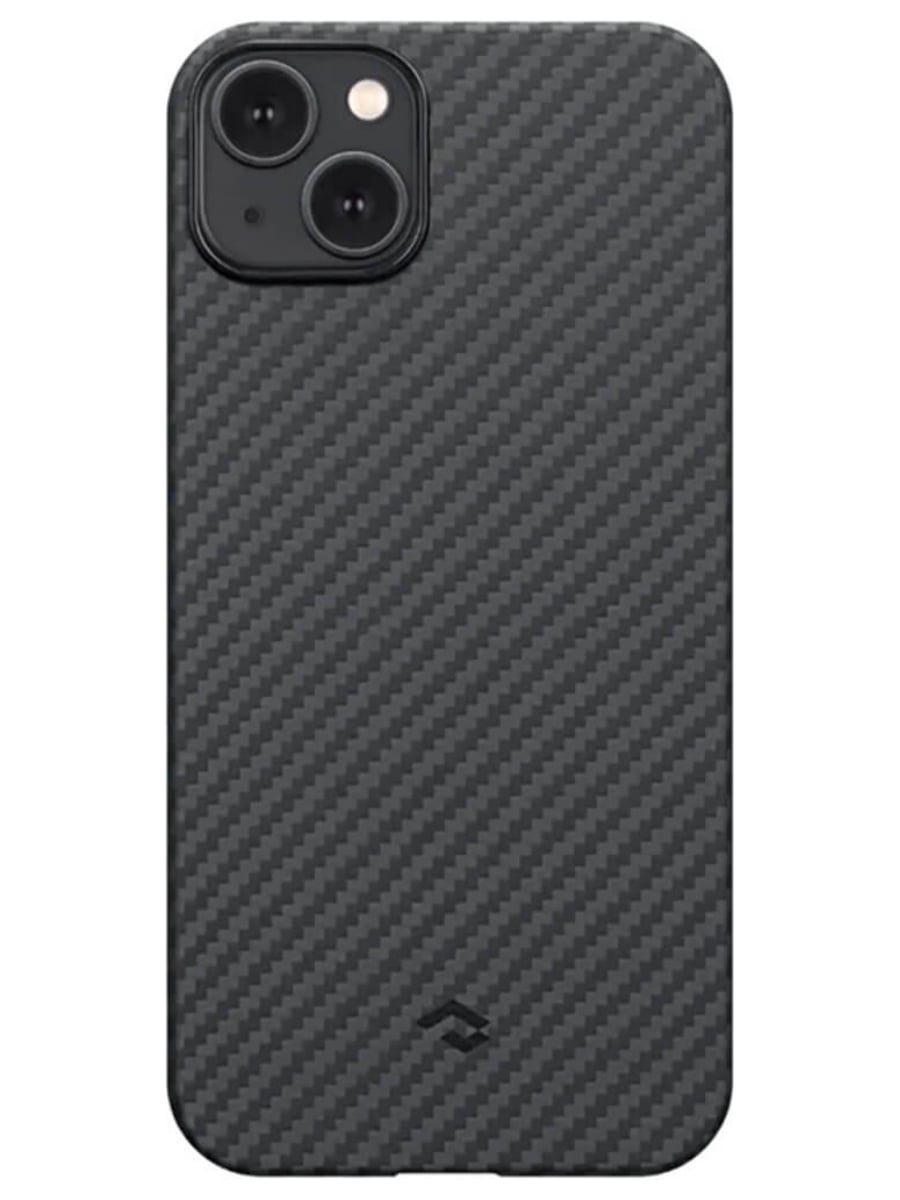 Клип-кейс для iPhone 15 Plus Pitaka MagEZ Case 4 узкое плетение (Черный)