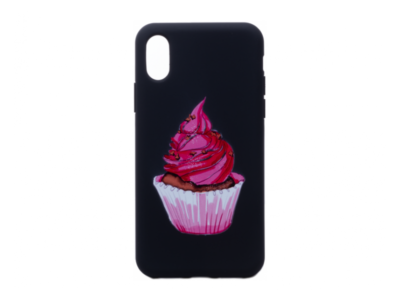 Клип-кейс iPhone X/XS Pudding Print 1