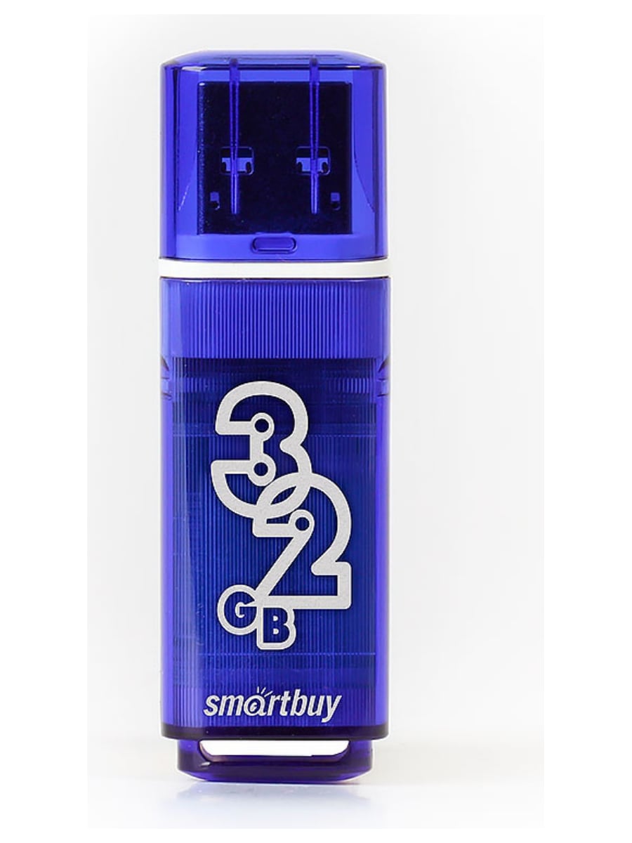 USB-флеш-накопитель 32Gb SmartBuy Glossy  (Синий)