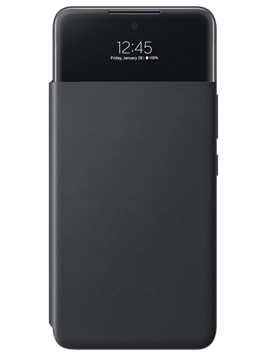 Чехол Smart S View Wallet Cover Galaxy А53 (Черный)