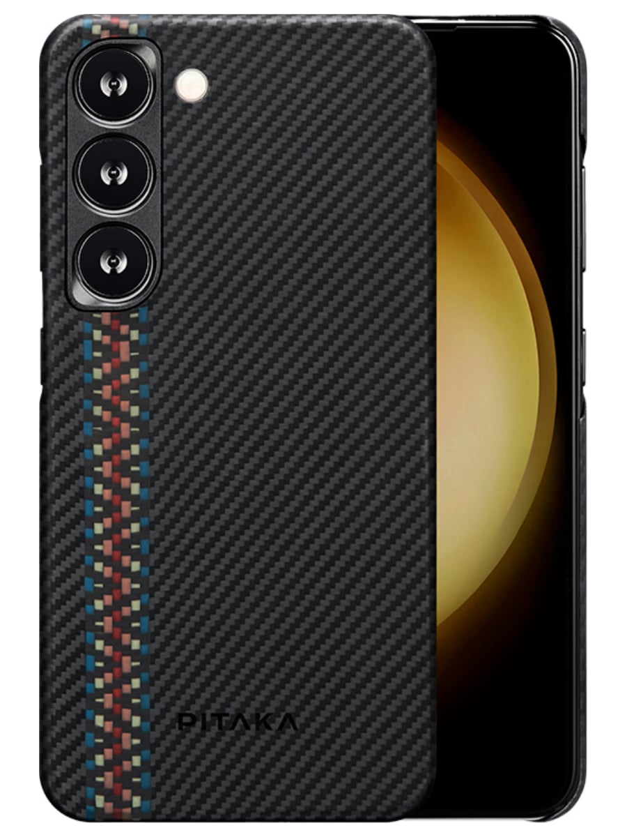 Клип-кейс для Samsung Galaxy S23 Pitaka MagEZ Case 3 Rhapsody (Черный)
