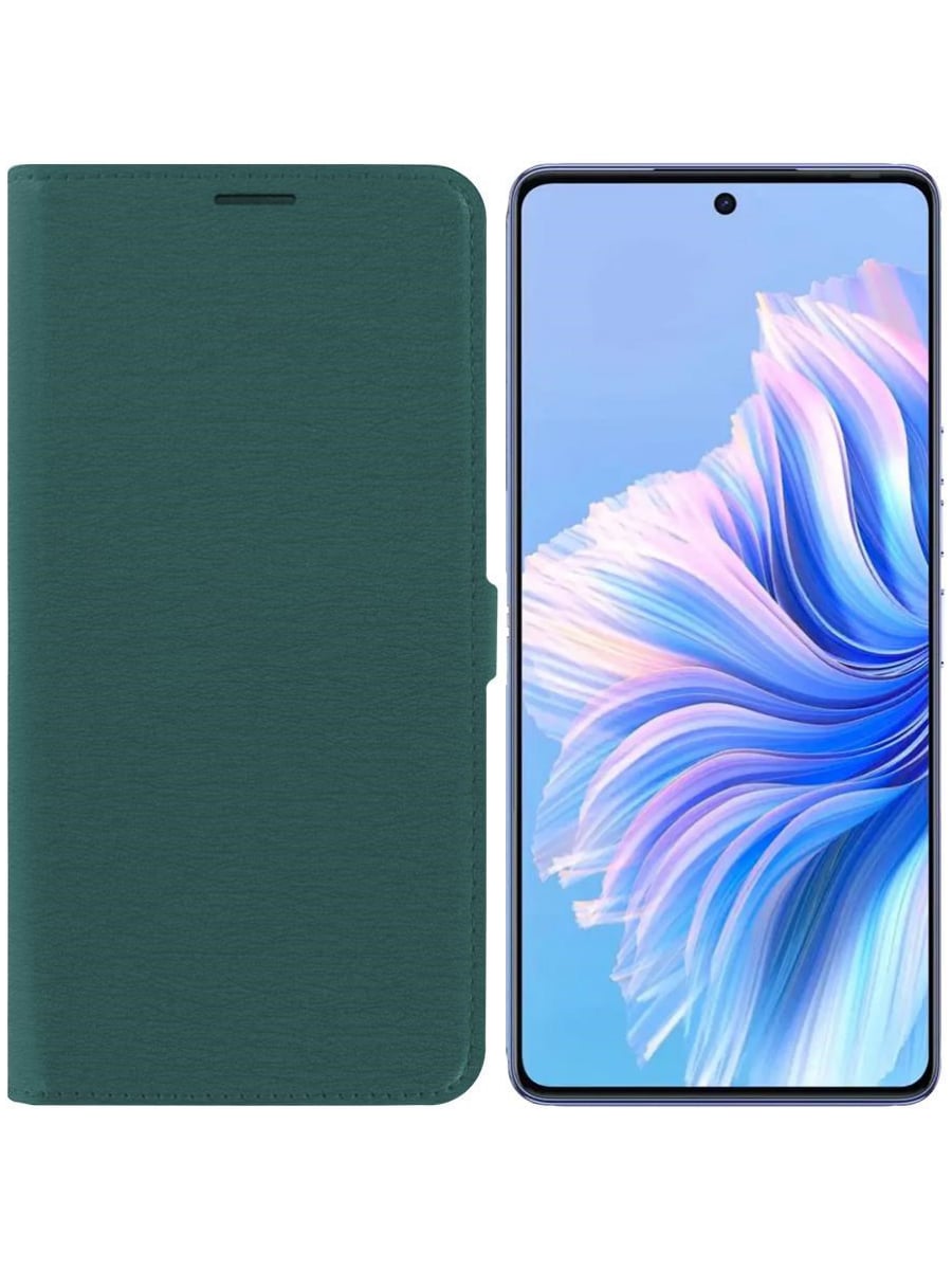 Чехол-книжка Krutoff Eco Book для Tecno Camon 20/20Pro Зеленый