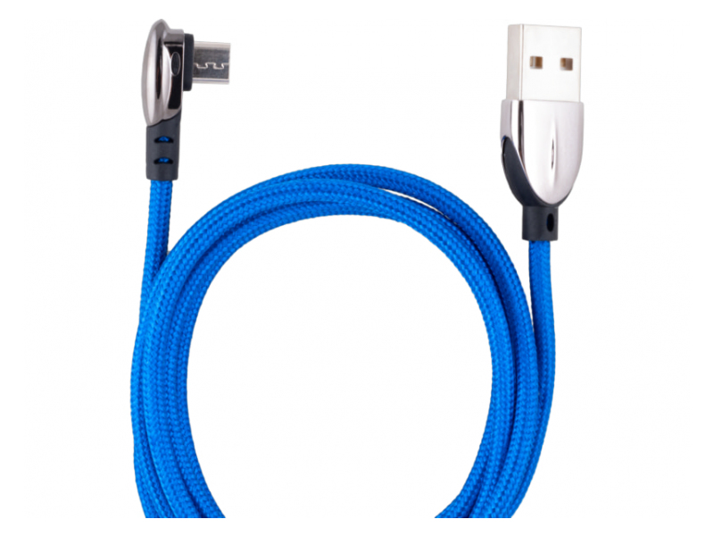 Кабель USB - micro USB Gaming 1 м Синий
