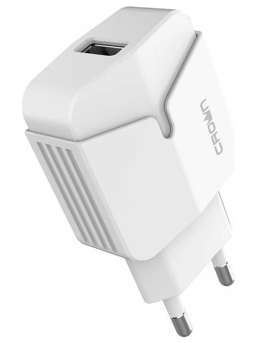 Сетевое зарядное устройство CrownMicro 3030F 1 USB Quick Charge