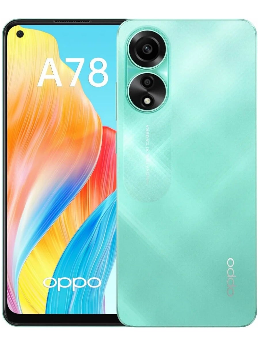 OPPO A78 4G 8/128 ГБ (Зеленый)