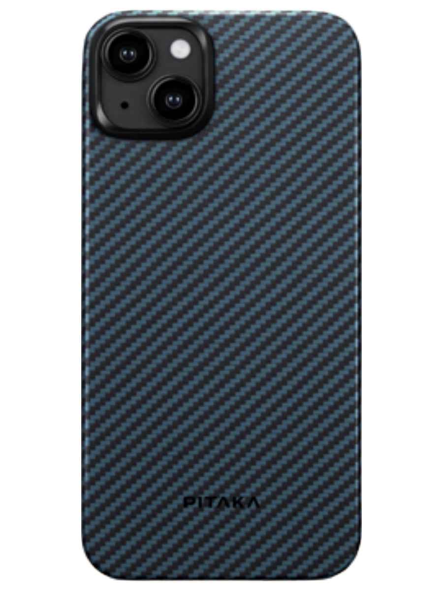 Клип-кейс для iPhone 15 Pitaka MagEZ Case 4 узкое плетение
