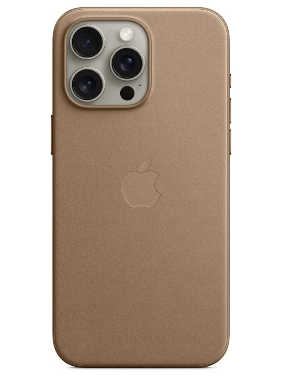 Клип-кейс для iPhone 15 Pro Max Apple FineWoven Case MagSafe (Серый)