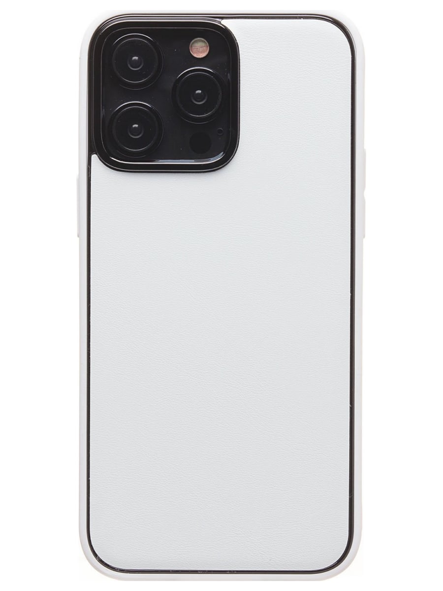 Клип-кейс для iPhone 14 Pro Max (PC084) экокожа (Белый)