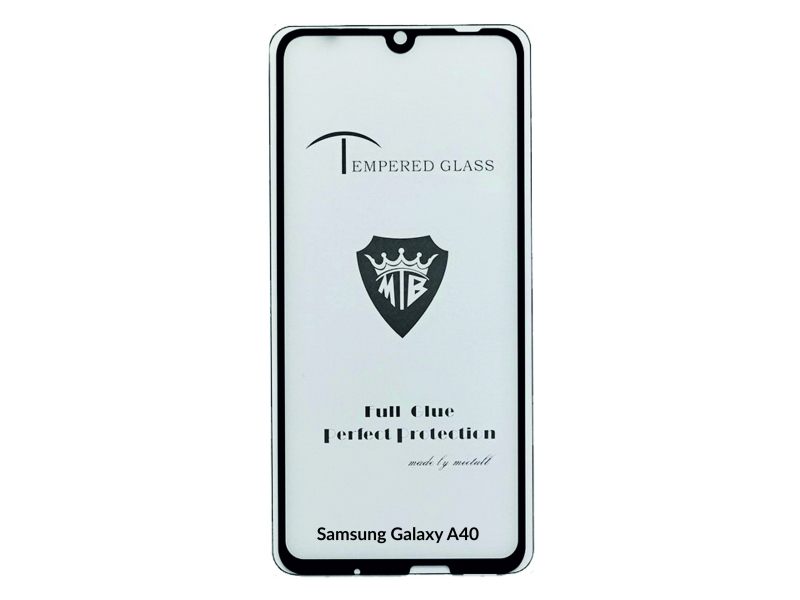 Защитное стекло для телефона Samsung Galaxy A40 (A405) Brera Черный